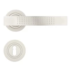 Würth Türdrücker ZD 21, Rosette BB, PZ, WC, Vernickelt