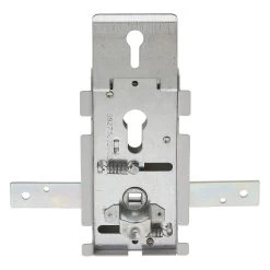 Hörmann Schloss Für Profil Halbzylinder, Mit Anschraubbrücke -Heimwerkzeuge 1019000 hoermann schloss fuer profil halbzylinder mit anschraubbruecke draufsicht rueckseite