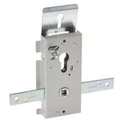 Hörmann Schloss Für Profil Halbzylinder, Mit Anschraubbrücke -Heimwerkzeuge 1019000 hoermann schloss fuer profil halbzylinder mit anschraubbruecke vorderansicht