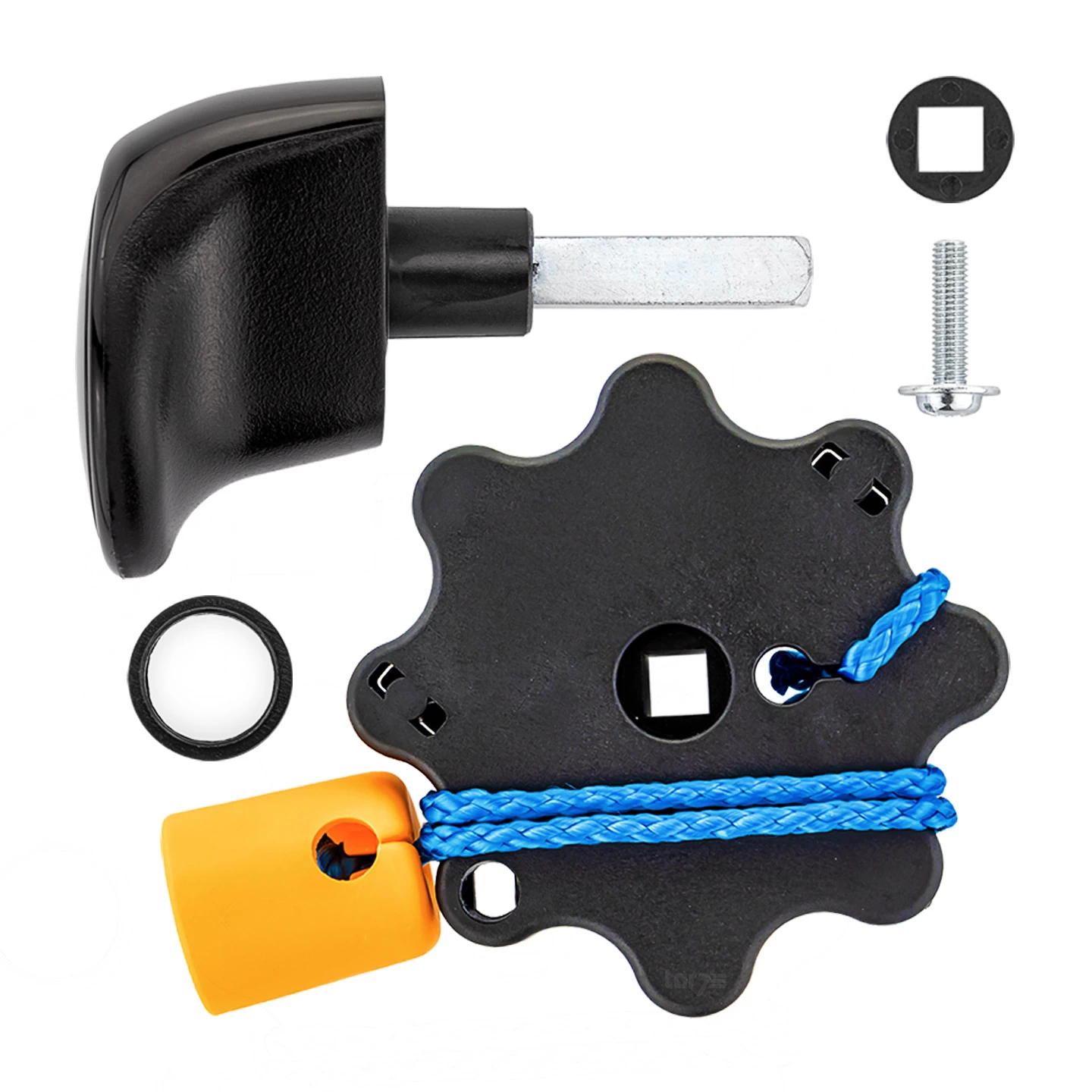 Hörmann Torgriffgarnitur, Kunststoff Schwarz, Für Schwingtore 6 Hörmann Torgriffgarnitur, Kunststoff Schwarz, Für Schwingtore – Bild 4