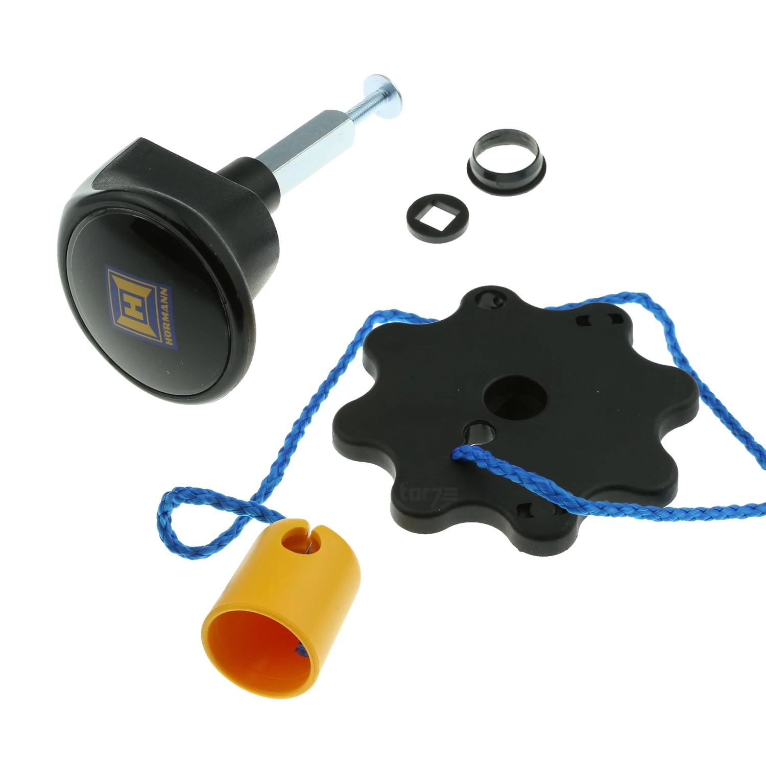 Hörmann Torgriffgarnitur, Kunststoff Schwarz, Für Schwingtore 4 Hörmann Torgriffgarnitur, Kunststoff Schwarz, Für Schwingtore – Bild 2