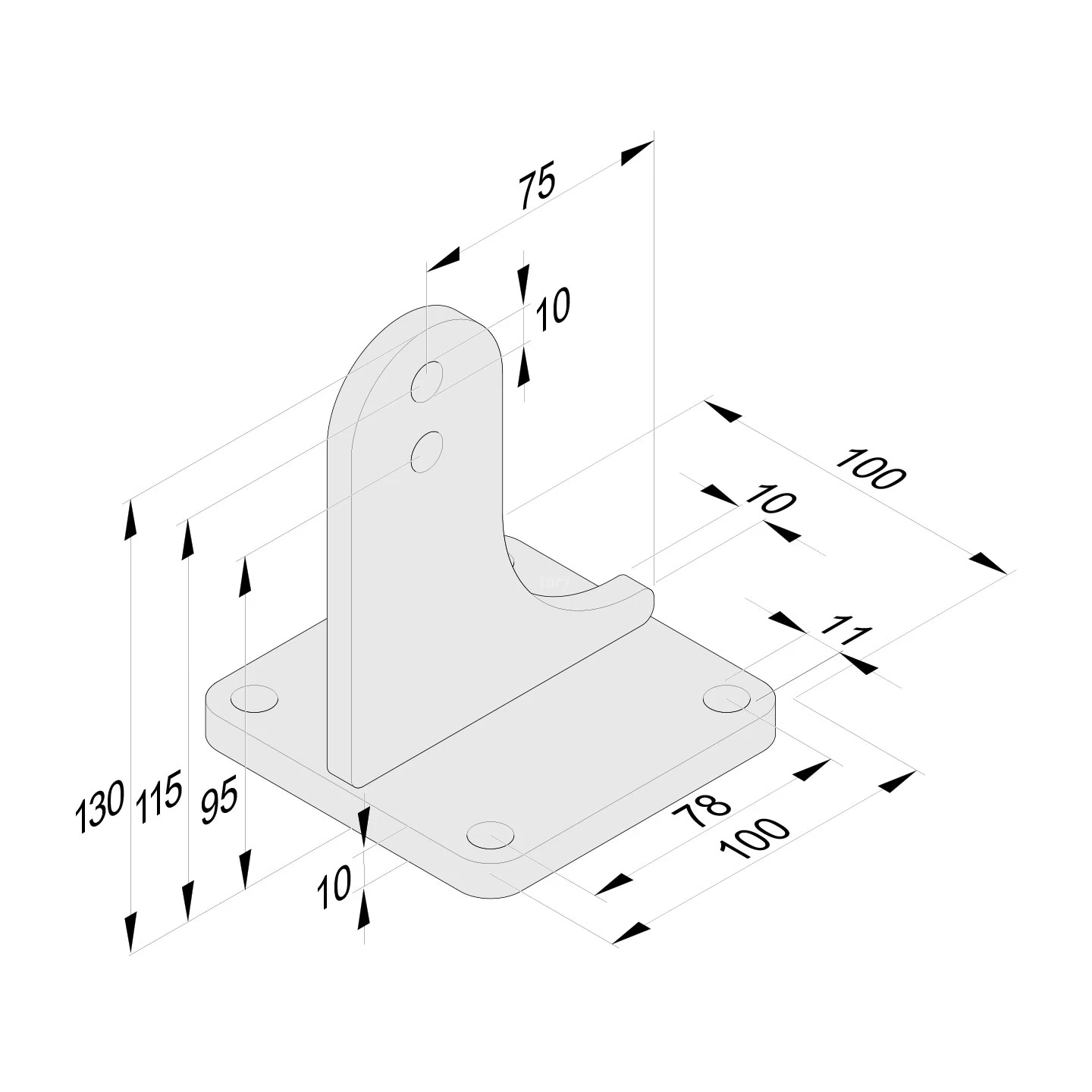 SOMMER Torpfostenbeschlag 75/115 Twist 350 4 SOMMER Torpfostenbeschlag 75/115 Twist 350 – Bild 2