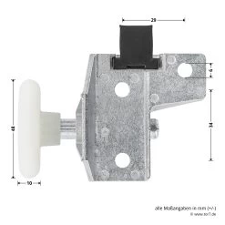 Hörmann Rollenhalter F80, Rechts 15 Hörmann Rollenhalter F80, Rechts -Heimwerkzeuge 1284004 hoermann rollenhalter f80 rechts bemassung