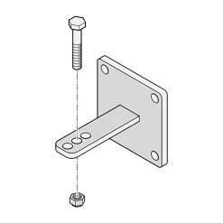 SOMMER Torpfostenbeschlag 50/104 Twist 200 E/EL -Heimwerkzeuge 2251v000 sommer pfostenbeschlag 50 104 twist 200 verzinkt perspektive