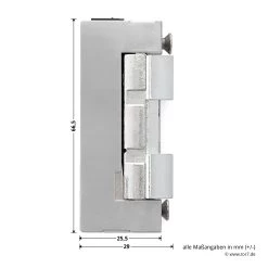 Hörmann E-Öffner Mit Tagesfalle (lose) Für THP Haustüren -Heimwerkzeuge 274661 hoermann e oeffner mit tagesfalle lose fuer thp haustueren seitenansicht masse