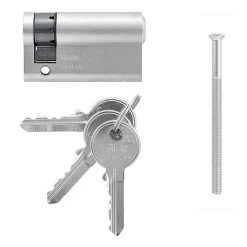 Hörmann Profil-Halbzylinder, 45,5 + 10 Mm, Links, TS 16 -Heimwerkzeuge 3014860 hoermann profil halbzylinder 45 5 10 mm links ts 16 lieferumfang