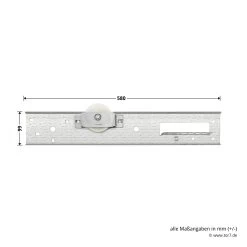 Hörmann Auslegerplatte, Beschlag L, Ausführung Links, Baureihe 30 -Heimwerkzeuge 3045746 hoermann auslegerplatte beschlag l ausfuehrung links baureihe 30 masse
