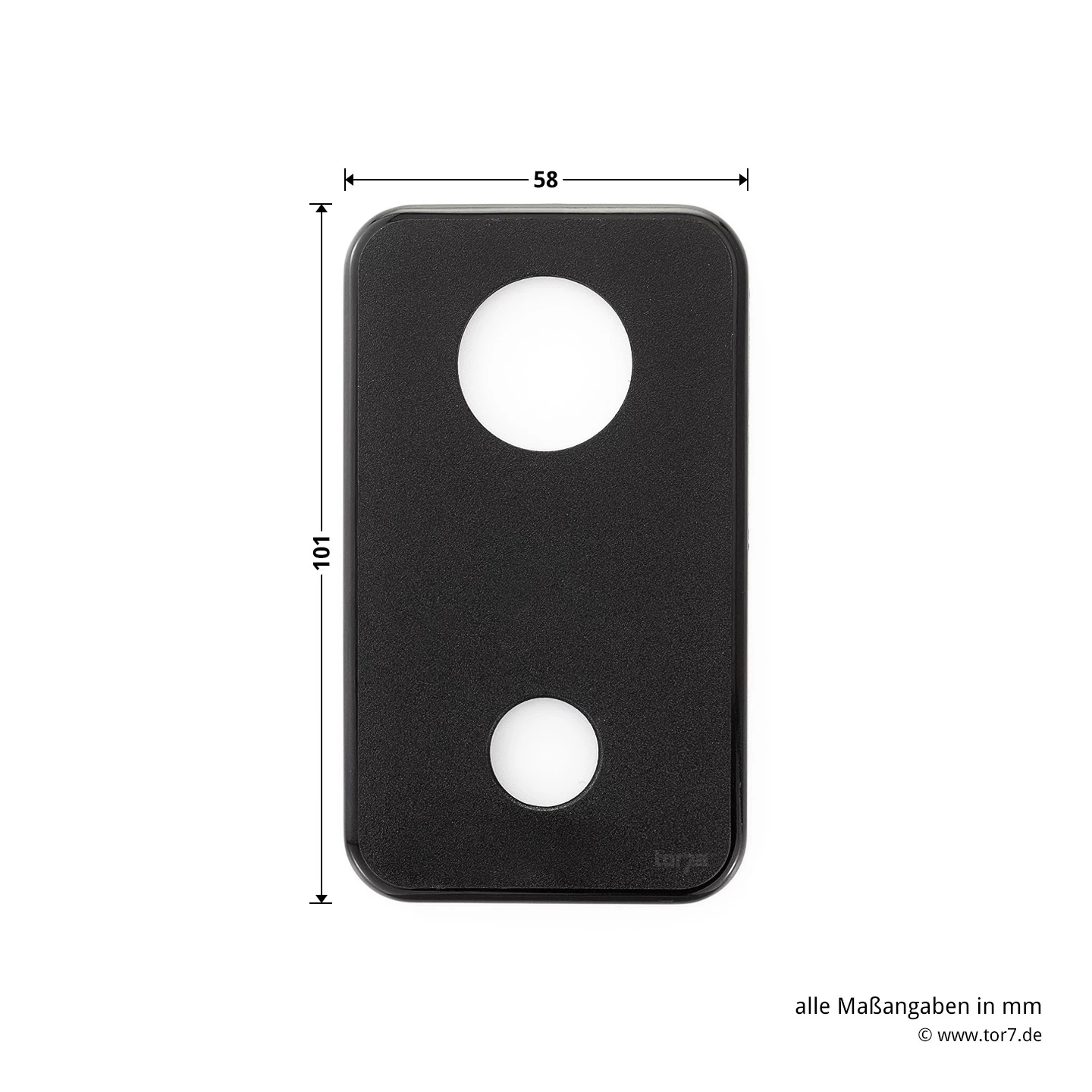 Hörmann Torgriffgarnitur, TS 42,5 Mm, Kunststoff Schwarz, PZ 6 Hörmann Torgriffgarnitur, TS 42,5 Mm, Kunststoff Schwarz, PZ – Bild 4