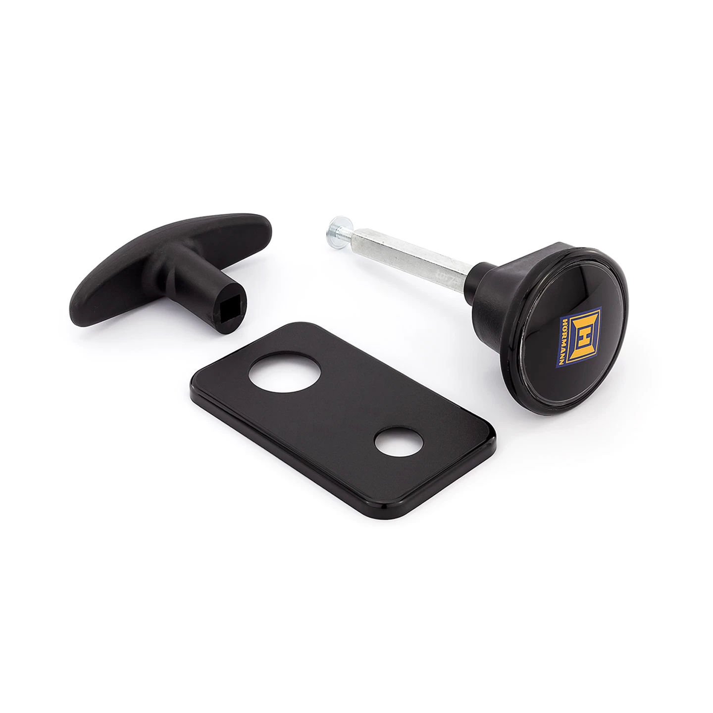 Hörmann Torgriffgarnitur, TS 42,5 Mm, Kunststoff Schwarz, PZ 3 Hörmann Torgriffgarnitur, TS 42,5 Mm, Kunststoff Schwarz, PZ