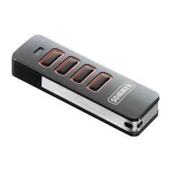 SOMMER Handsender Pearl, Schwarz-rot 5 SOMMER Handsender Pearl, Schwarz-rot -Heimwerkzeuge 4018v000 sommer 4 befehl handsender pearl schwarz rot 868 95 mhz somloq2 schraeg