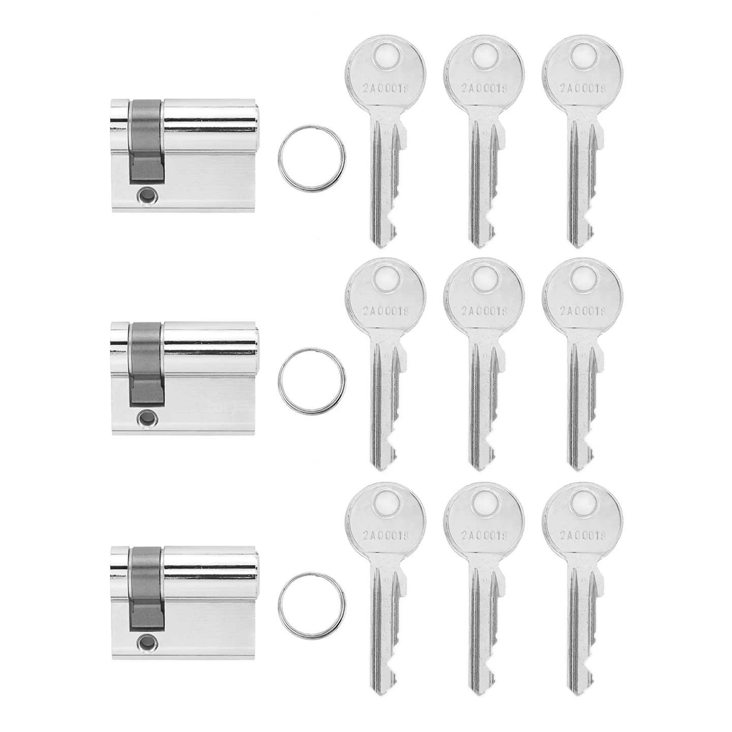 Hörmann Profilhalbzylinder, Gleichschließend, 3 Stück 7 Hörmann Profilhalbzylinder, Gleichschließend, 3 Stück – Bild 5