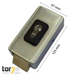 Hörmann Elektroschloss 24 V Als Pfeilerverriegelung Für Drehtore -Heimwerkzeuge 436248 hoermann elektroschloss pfeilerverriegelung vorderansicht