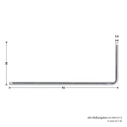 Hörmann Magnetschalter Bi-direktional -Heimwerkzeuge 436339 hoermann magnetschalter bi direktional winkel hoehe laenge