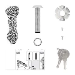 Hörmann EcoStar Notentriegelungsschloss NET -Heimwerkzeuge 436460 hoermann ecostar notentriegelungsschloss net lieferumfang