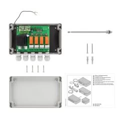 Hörmann 4-Kanal-Relais-Empfänger HER 4, 40 MHz -Heimwerkzeuge 437065 hoermann 4 kanal relais empfaenger her 4 40 mhz lieferumfang