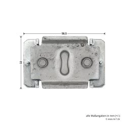 Hörmann SKG Sicherheits-Set, Führungsschienen -Heimwerkzeuge 437144 hoermann skg sicherheits set fuehrungsschienen endanschlag masse