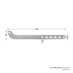Hörmann SKG Sicherheits-Set, Führungsschienen -Heimwerkzeuge 437144 hoermann skg sicherheits set fuehrungsschienen masse