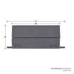 Hörmann 1-Kanal-Empfänger HE 1, 26,995 MHz 12 Hörmann 1-Kanal-Empfänger HE 1, 26,995 MHz -Heimwerkzeuge 437241 hoermann 1 kanal empfaenger he 1 26 995 mhz hoehe laenge