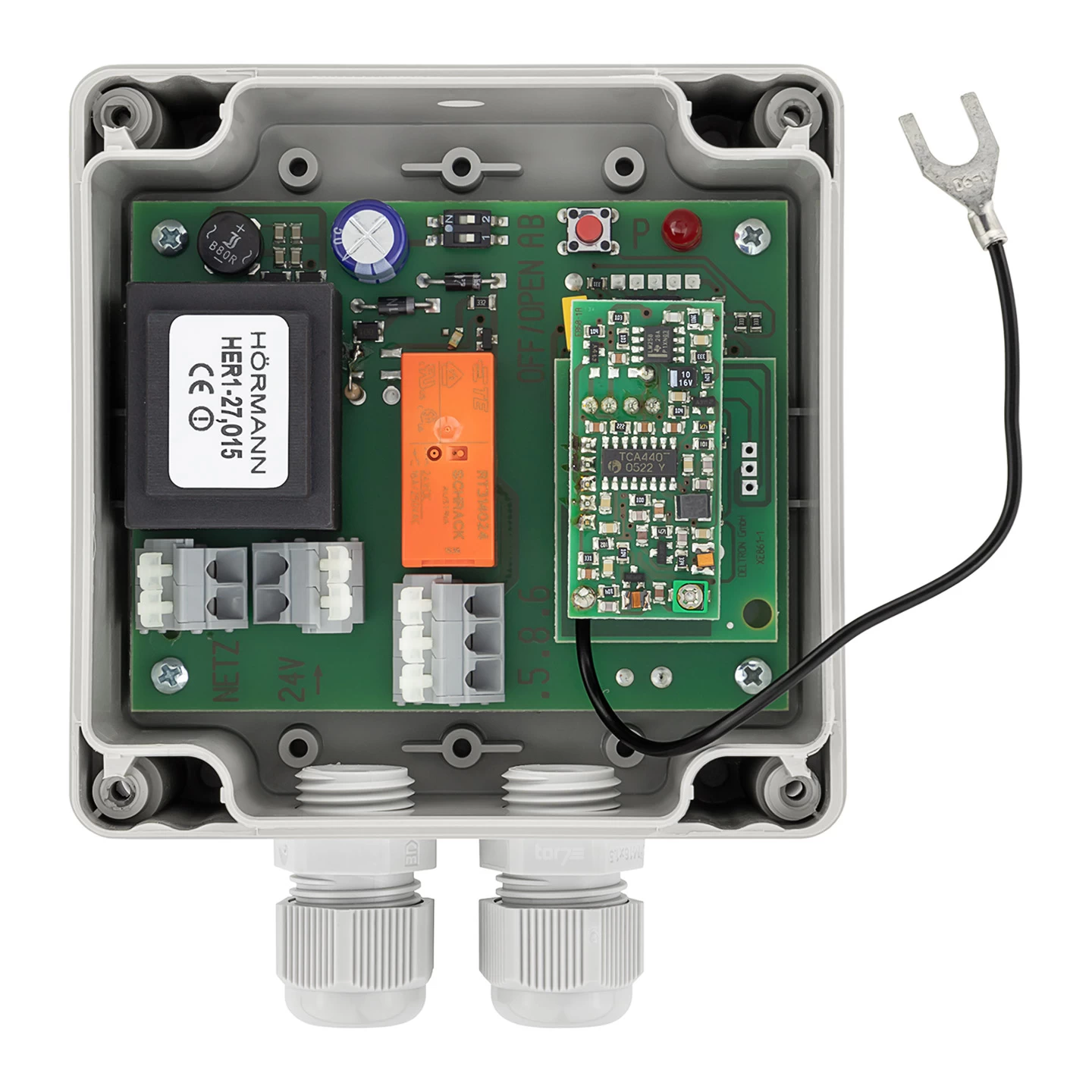 Hörmann 1-Kanal-Relais-Empfänger HER 1, 27,015 MHz 6 Hörmann 1-Kanal-Relais-Empfänger HER 1, 27,015 MHz – Bild 4