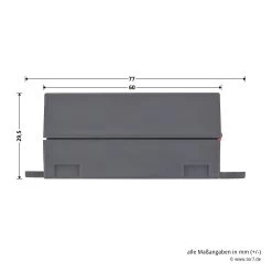 Hörmann 1-Kanal-Empfänger HE 1, 433 MHz -Heimwerkzeuge 437381 hoermann 1 kanal empfaenger he 1 433 mhz masse 2