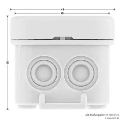 Hörmann 2-Kanal-Relais-Empfänger HET 2, 868 MHz -Heimwerkzeuge 437485 hoermann 2 kanal relais empfaenger het 2 868 mhz breite hoehe