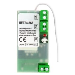 Hörmann 2-Kanal-Relais-Empfänger HET 24, 868 MHz -Heimwerkzeuge 437517 hoermann 2 kanal relais empfaenger het24 868 mhz oben