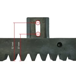 Hörmann Kunststoff-Zahnstange S6, Befestigung Oben -Heimwerkzeuge 438631 hoermann kunststoff zahnstange s6 detailansicht