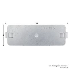 Hörmann Abhängungs-Set Für Führungsschienen -Heimwerkzeuge 438740 hoermann abhaengungs set fuer fuehrungsschienen grundplatte breite laenge