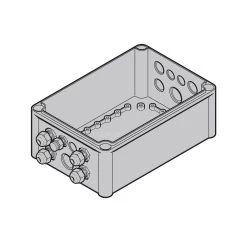 Hörmann Steuerungsgehäuse Für Drehtorantrieb DTA, Unterteil -Heimwerkzeuge 438791 hoermann steuerungsgehaeuse fuer drehtorantrieb dta unterteil skizze