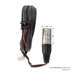 Hörmann Verbindungsleitung ProMatic Akku, 5 M -Heimwerkzeuge 438959 hoermann verbindungsleitung zl24 5 m bemassung