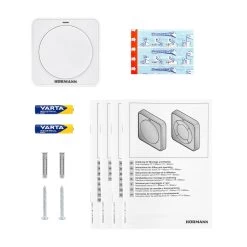 Hörmann Funk-Innentaster FIT 1, BiSecur -Heimwerkzeuge 439740 hoermann funk innentaster fit 1 bisecur lieferumfang