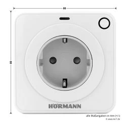 Hörmann Funk-Empfänger-Steckdose FES 1-1, BiSecur -Heimwerkzeuge 439746 hoermann funk empfaenger steckdose fes 1 1 bisecur breite hoehe
