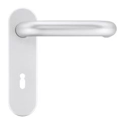 Hörmann Drückergarnitur D110 Kurzschild BB, Alu