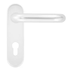 Hörmann Drückergarnitur D110 Kurzschild PZ, Alu