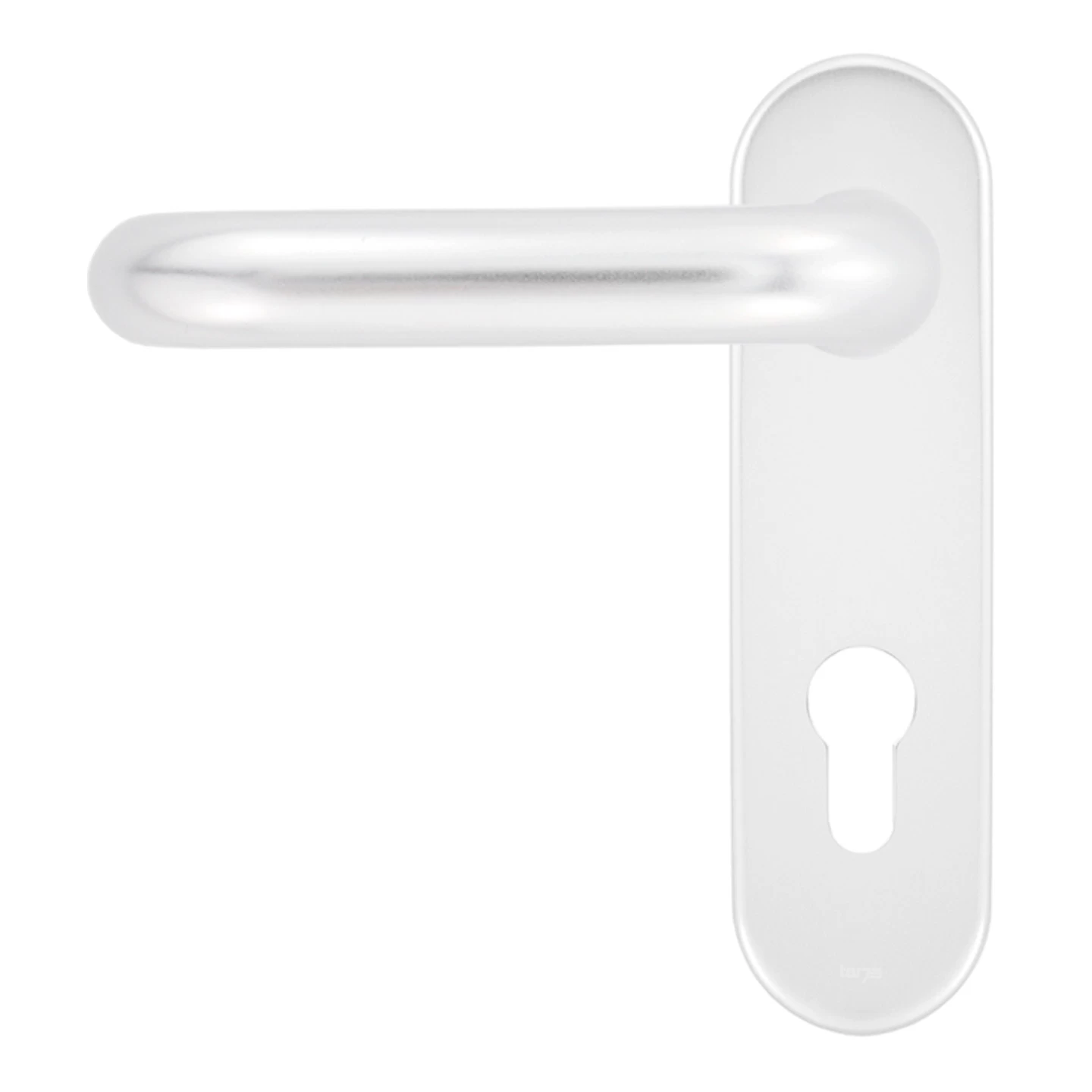 Hörmann Drückergarnitur D110 Kurzschild PZ, Alu 4 Hörmann Drückergarnitur D110 Kurzschild PZ, Alu – Bild 2