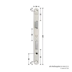 Hörmann Einsteckschloss Mit Wechsel PZ Rechts, Dornmaß 65 Mm 13 Hörmann Einsteckschloss Mit Wechsel PZ Rechts, Dornmaß 65 Mm -Heimwerkzeuge 450693 hoermann einsteckschloss mit wechsel pz re dornmass 65 mm stulp breite hoehe