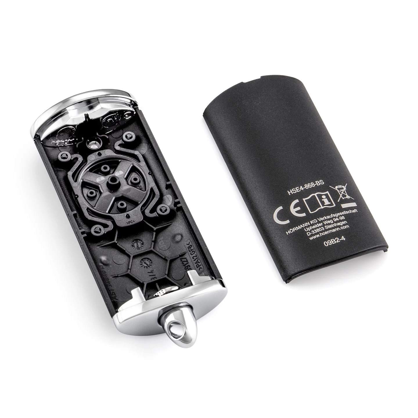 Hörmann Ersatz-Gehäuse Handsender HSE 4, Struktur Schwarz 4 Hörmann Ersatz-Gehäuse Handsender HSE 4, Struktur Schwarz – Bild 2