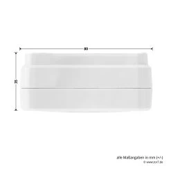 Hörmann Luftfeuchtigkeitssensoren-Set HKSI + HKSA -Heimwerkzeuge 4511665 hoermann luftfeuchtigkeitssensoren set hksi hksa innensensor breite tiefe