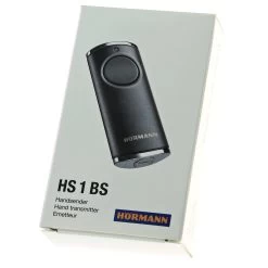 Hörmann Handsender HS 1, BiSecur, Struktur Schwarz -Heimwerkzeuge 4511720 hoermann handsender hs 1 bisecur struktur schwarz verpackung
