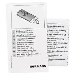 Hörmann Handsender HSE 4, BiSecur, Struktur Komplett Schwarz -Heimwerkzeuge 4511736 hoermann handsender hse 4 bisecur struktur komplett schwarz anleitung