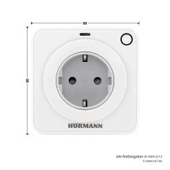 Hörmann Funk‑Set HF 51 868-BS -Heimwerkzeuge 4511824 hoermann funk set hf 51 868 bs steckdose fes 1 breite hoehe