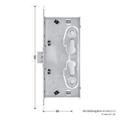 Hörmann Panikschloss Mit Wechselfunktion E, PZ, Li/re 9 Hörmann Panikschloss Mit Wechselfunktion E, PZ, Li/re -Heimwerkzeuge 451215 hoermann panikschloss mit wechselfunktion pz li re bemassung