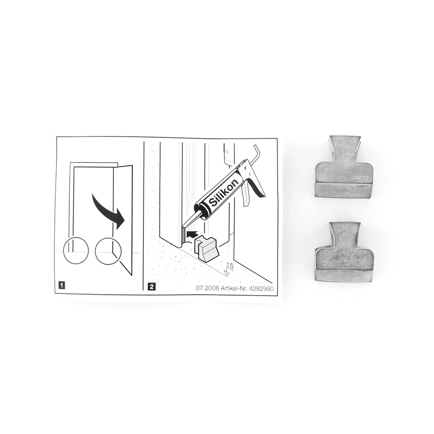 Hörmann Dichtung Mit Dichtungskeilen Für T30-Türen Und Stahltüren, P13, Länge 7,50 Meter 7 Hörmann Dichtung Mit Dichtungskeilen Für T30-Türen Und Stahltüren, P13, Länge 7,50 Meter – Bild 5