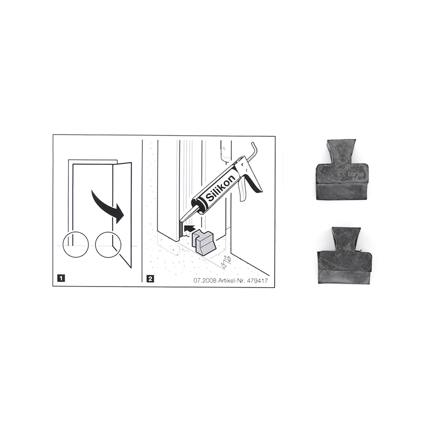Hörmann Zargendichtung Für T-60-, T-90- Und T-120-Türen, P32, Länge 6,50 Meter Mit Dichtungskeil 7 Hörmann Zargendichtung Für T-60-, T-90- Und T-120-Türen, P32, Länge 6,50 Meter Mit Dichtungskeil – Bild 5
