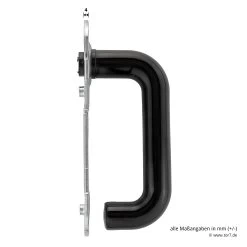 Hörmann Feuerschutz-Wechselgarnitur Typ D110 In Kunststoff Schwarz -Heimwerkzeuge 454685 hoermann feuerschutz wechselgarnitur typ d 110 in kunststoff schwarz griff innen tiefe