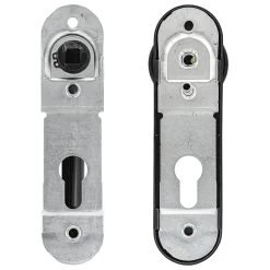 Hörmann Feuerschutz-Wechselgarnitur Typ D110 In Kunststoff Schwarz -Heimwerkzeuge 454685 hoermann fs wechselgarnitur d 110 antipanik detailansicht