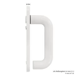 Hörmann FS Wechselgarnitur D110 Kurzschild PZ, Weiß 18 Hörmann FS Wechselgarnitur D110 Kurzschild PZ, Weiß -Heimwerkzeuge 454688 hoermann fs wechselgarnitur d 110 pz kurzschild polyamid weiss gleitlager griff masse