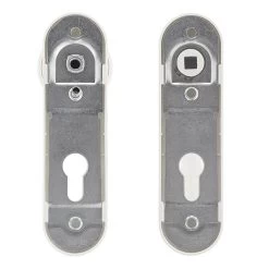 Hörmann FS Wechselgarnitur D110 Kurzschild PZ, Weiß 15 Hörmann FS Wechselgarnitur D110 Kurzschild PZ, Weiß -Heimwerkzeuge 454688 hoermann fs wechselgarnitur d 110 pz kurzschild polyamid weiss gleitlager rueckseite