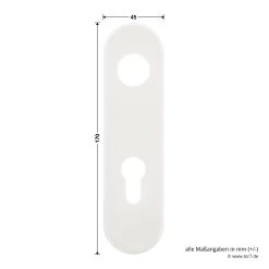 Hörmann FS Wechselgarnitur D110 Kurzschild PZ, Weiß 20 Hörmann FS Wechselgarnitur D110 Kurzschild PZ, Weiß -Heimwerkzeuge 454688 hoermann fs wechselgarnitur d 110 pz kurzschild polyamid weiss gleitlager schild breite hoehe