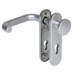 Hörmann Feuerschutz-Wechselgarnitur Typ D110 PZ, Aluminium -Heimwerkzeuge 454691 hoermann fs wechselgarnitur d 110 antipanik